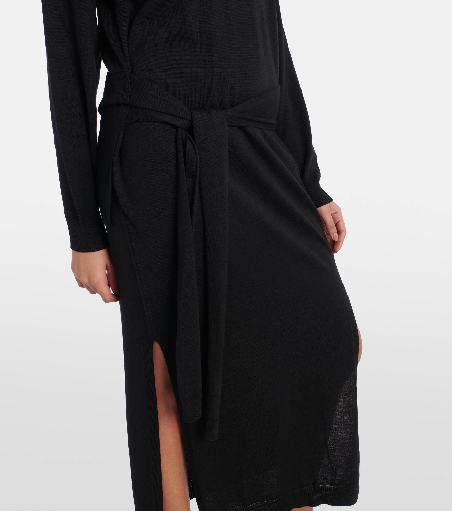 Belted sweater dress - 5
