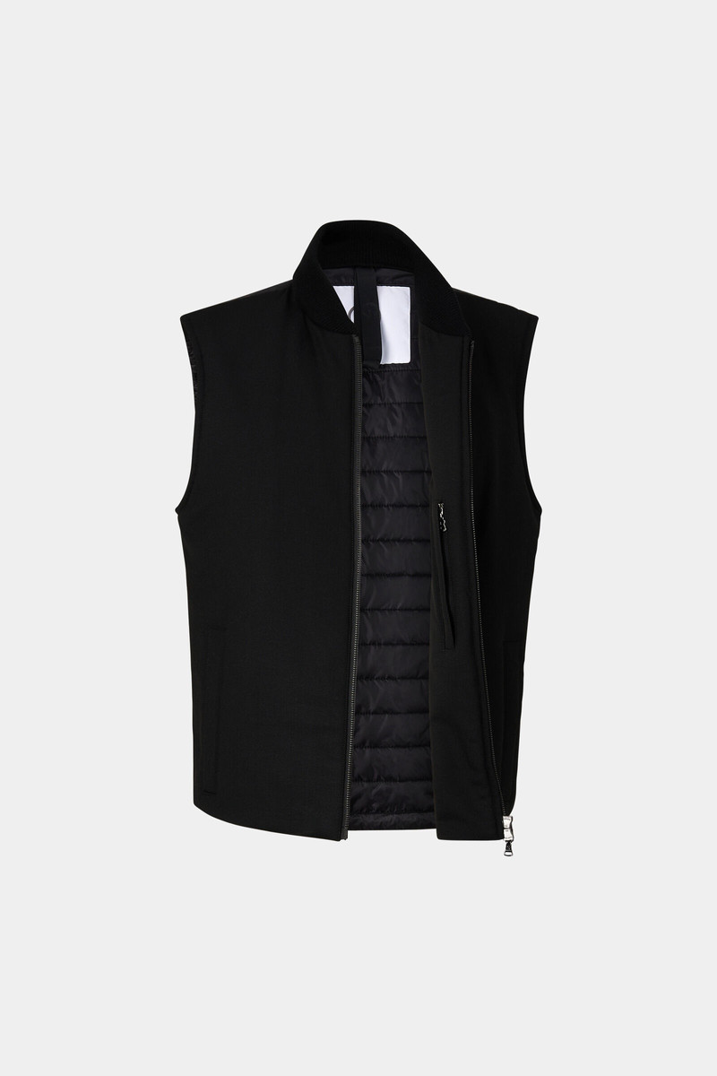 Alain vest in Black 6