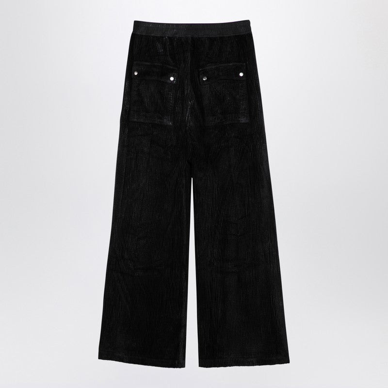 Drkshdw Geth Belas Black Velvet Pants Men - 2