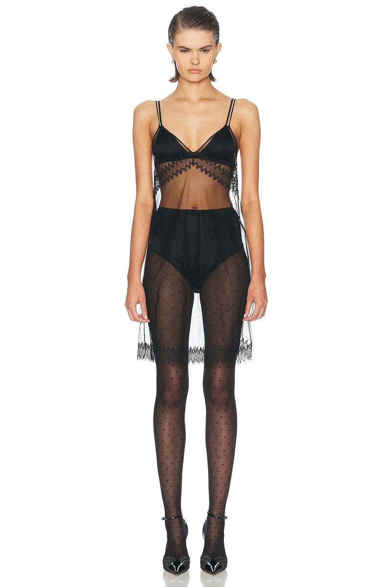 Stretch Tulle Cocktail Slip Dress 1