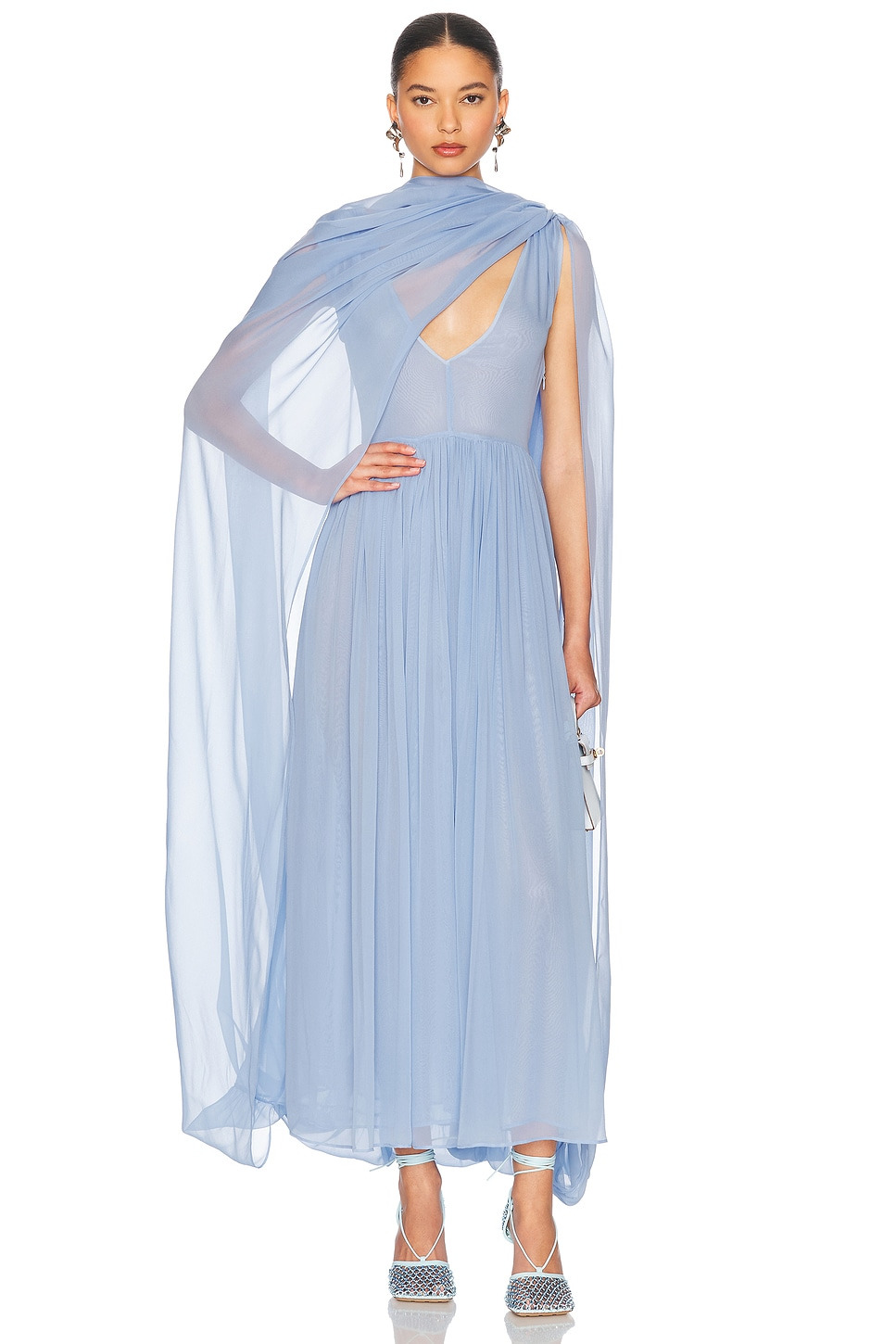 The Sabine Dress in Silk Chiffon - 2