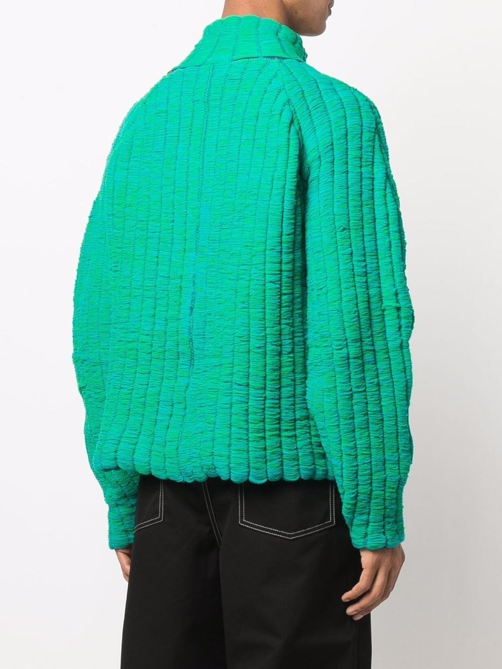 half-zip knitted jumper - 4