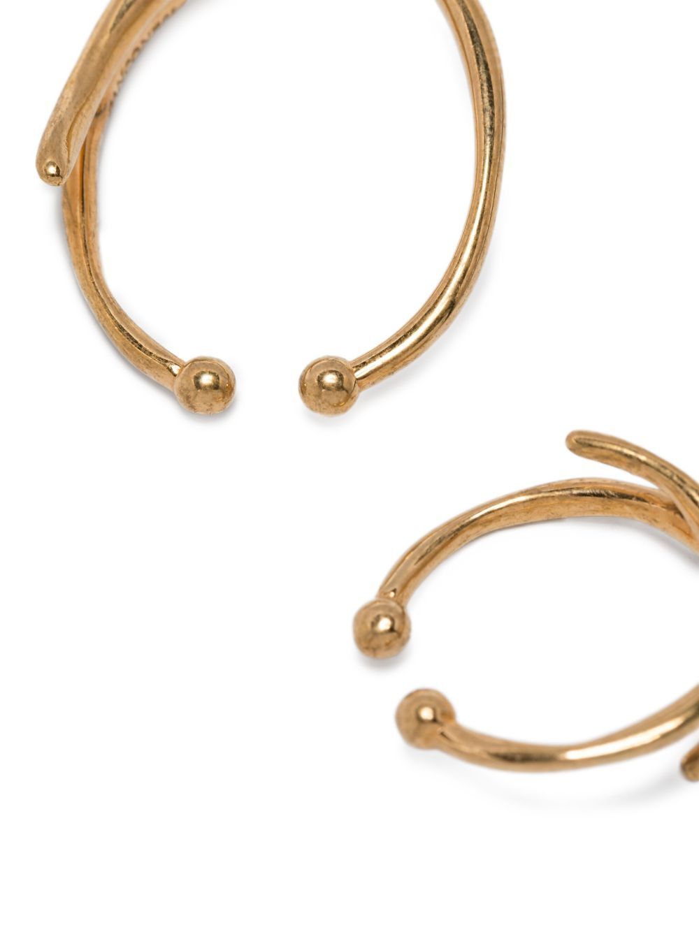 ball detail earrings - 4