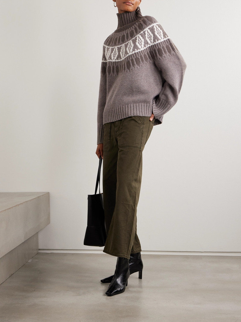 arch4 Whistler Fair Isle Cashmere Turtleneck Sweater outlook