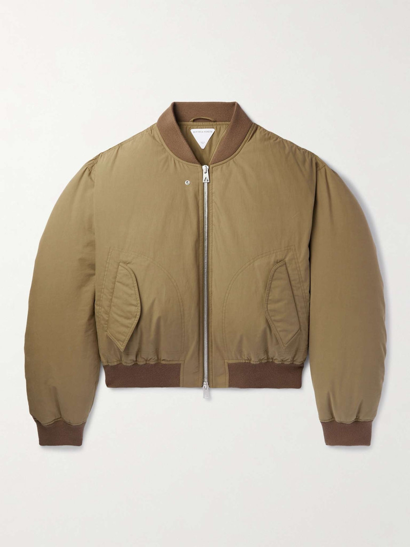 Frosted Cotton-Poplin Down Bomber Jacket 1