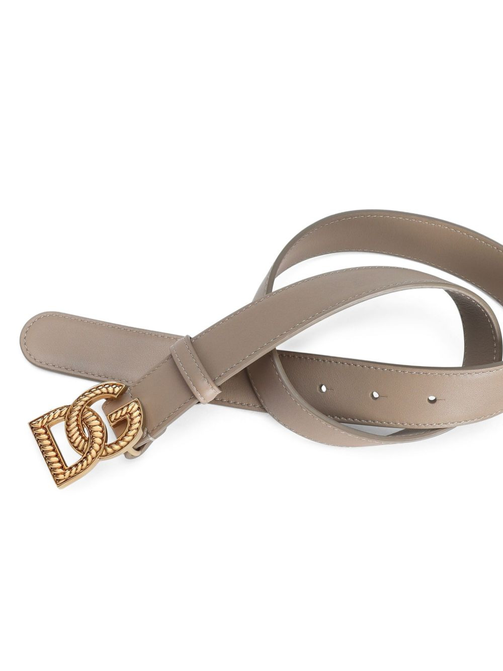 logo-buckle belt - 2