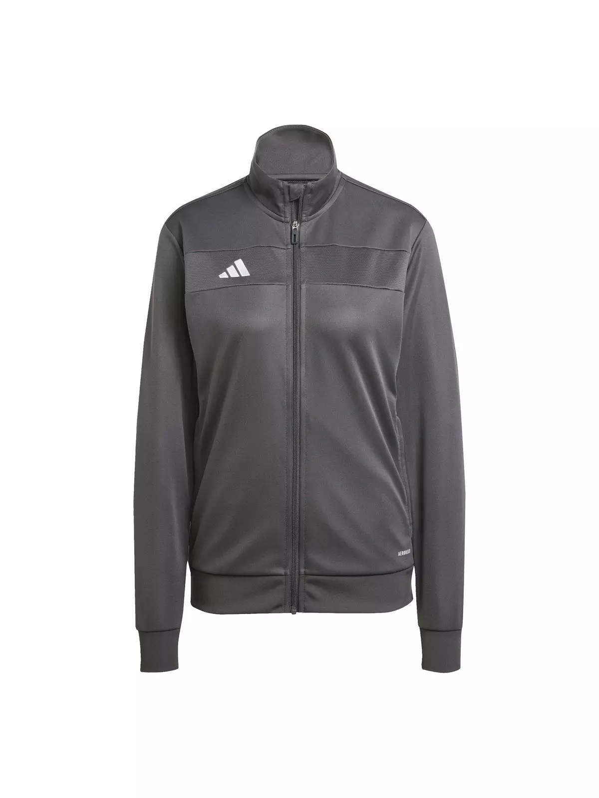 Women's Tiro 25 Essentials Training Track Top -Grey/White - 7