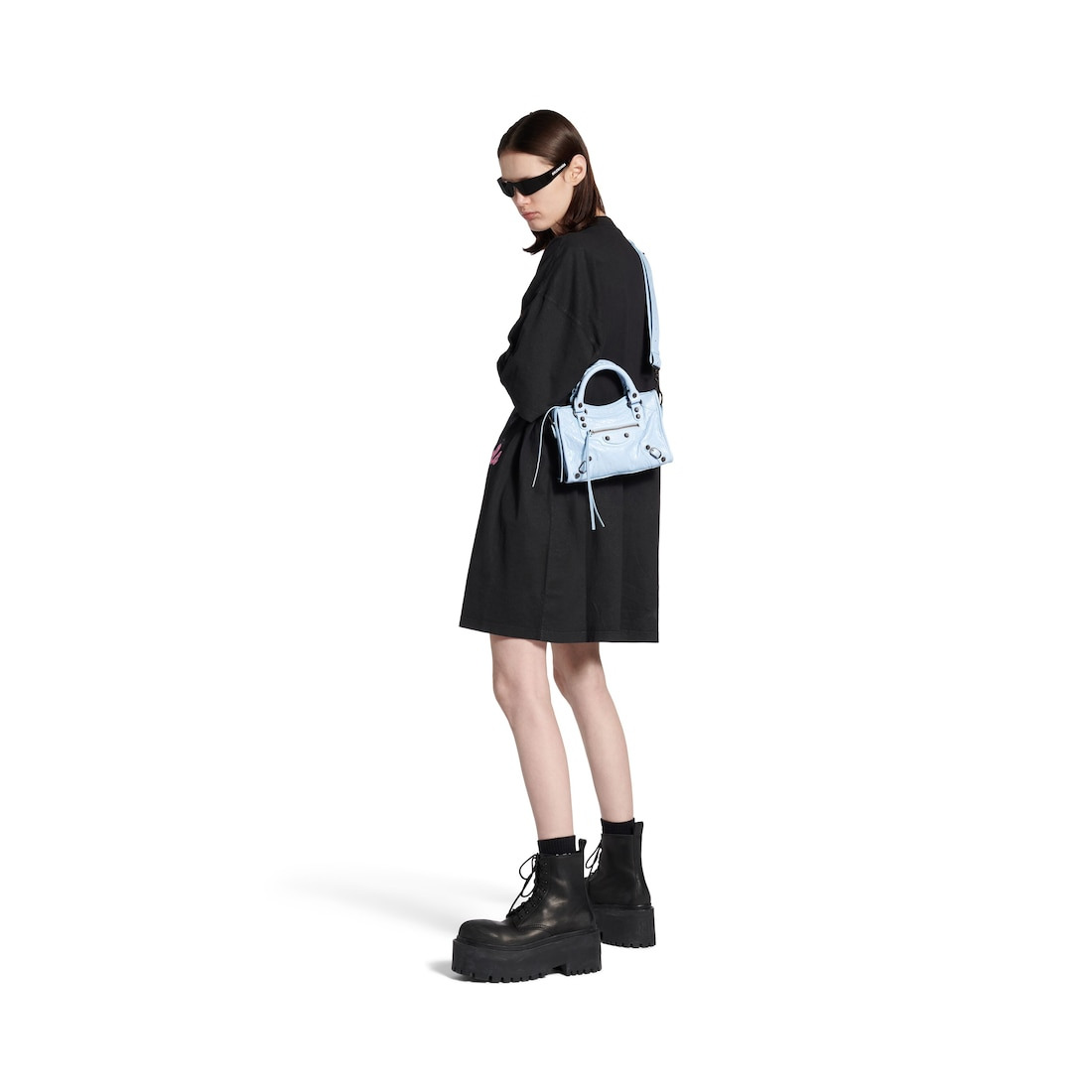 Women's Le City Bag Mini in Cloudy Blue - 8