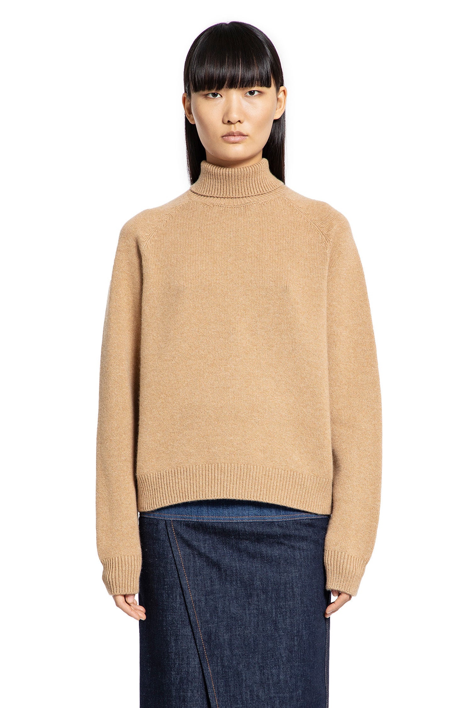 FENDI Cashmere Turtleneck Sweater antonioli REVERSIBLE