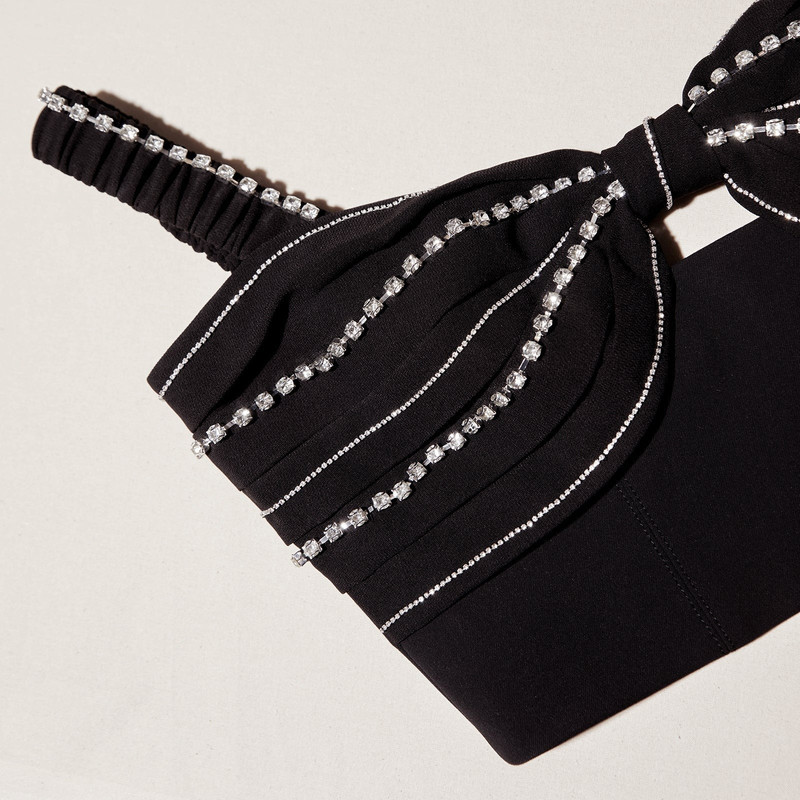 Black Diamante Bust Top 4