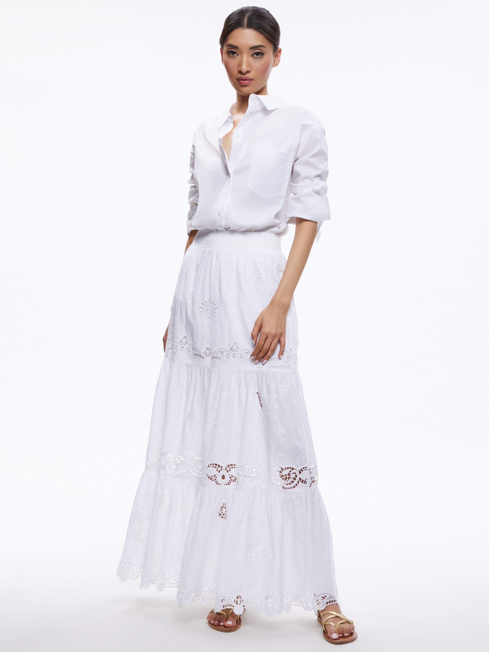 REISE PANELLED MAXI SKIRT - 4