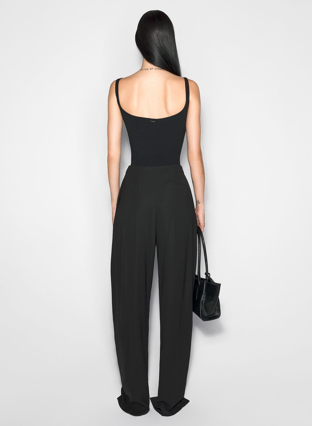 black illusion knit tank top - 4