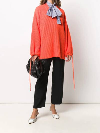 MSGM tie-cuff jumper outlook