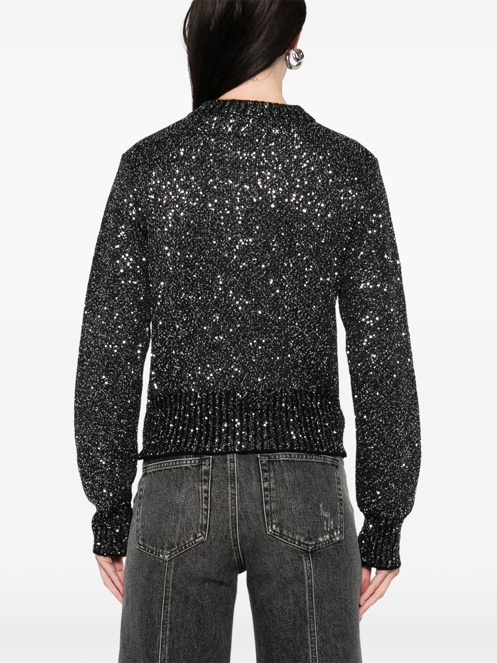 sequinned sweater - 4