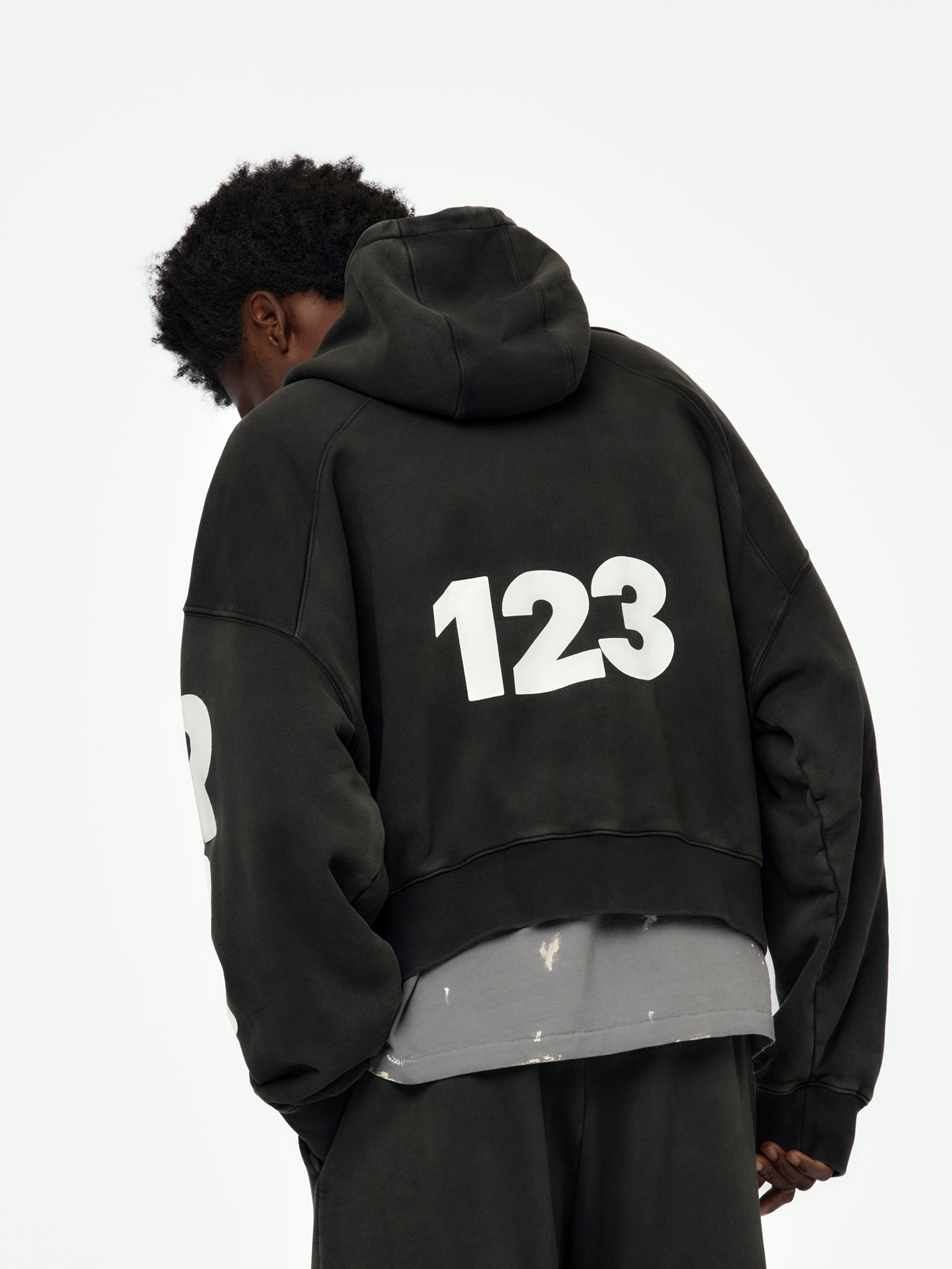 USO-123 CVA ZIP HOODIE (MECHANIC BLACK) - 3