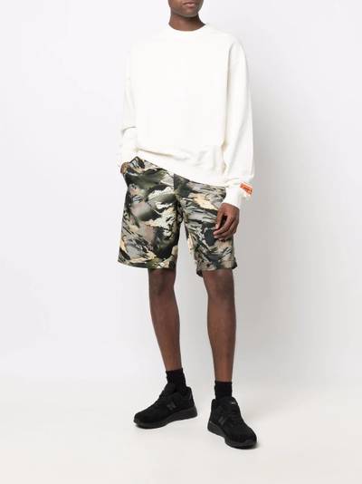 Heron Preston camouflage-print shorts outlook