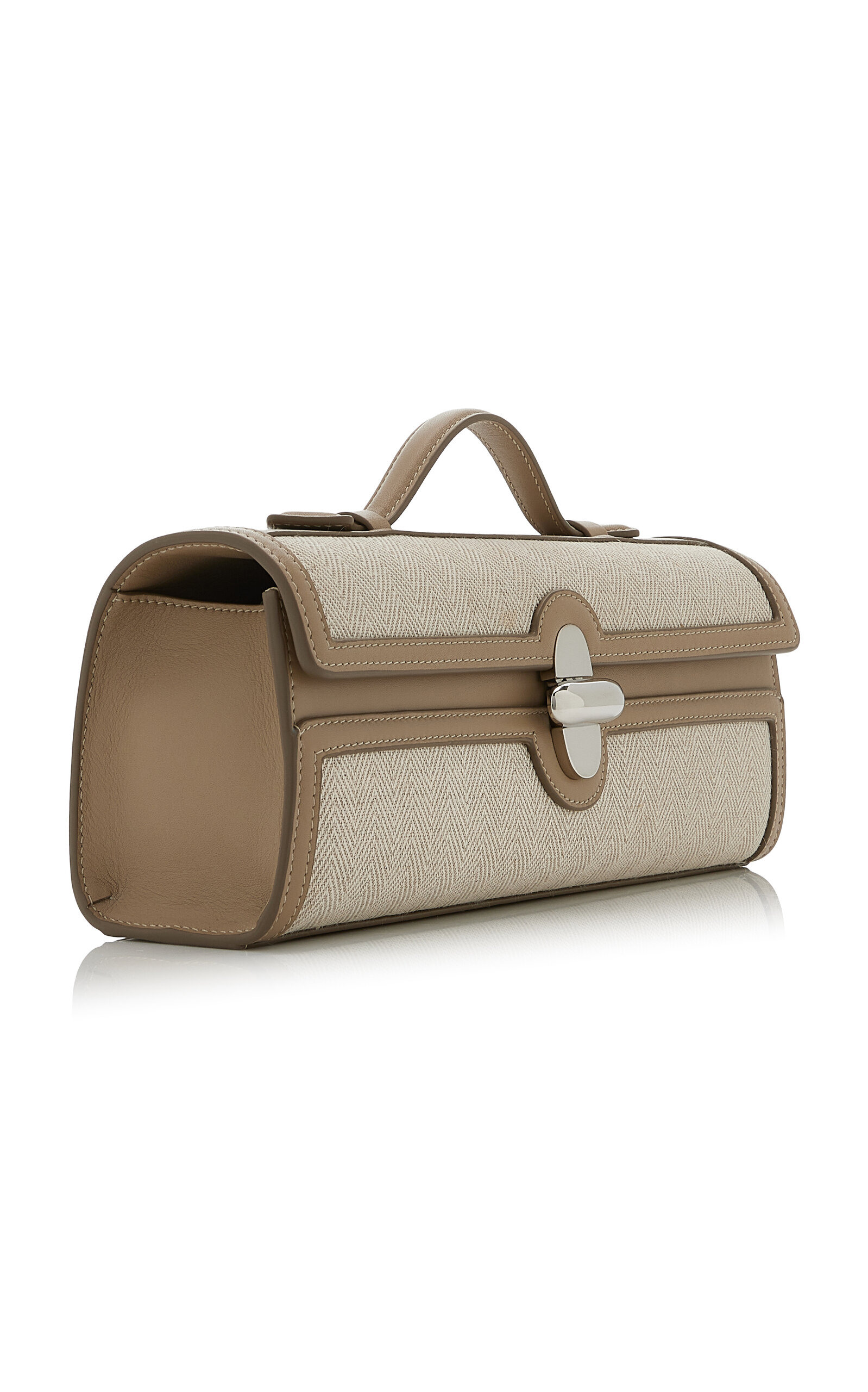 The Slim Symmetry Linen Pochette neutral - 3