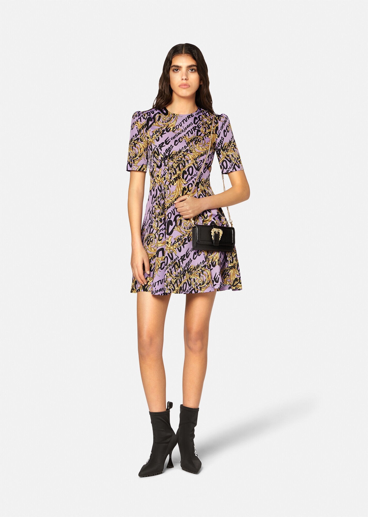 Logo Brush Couture Mini Dress - 2