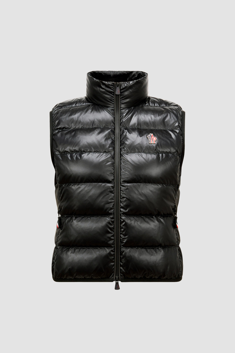 Padded Zip-Up Jersey Vest 1