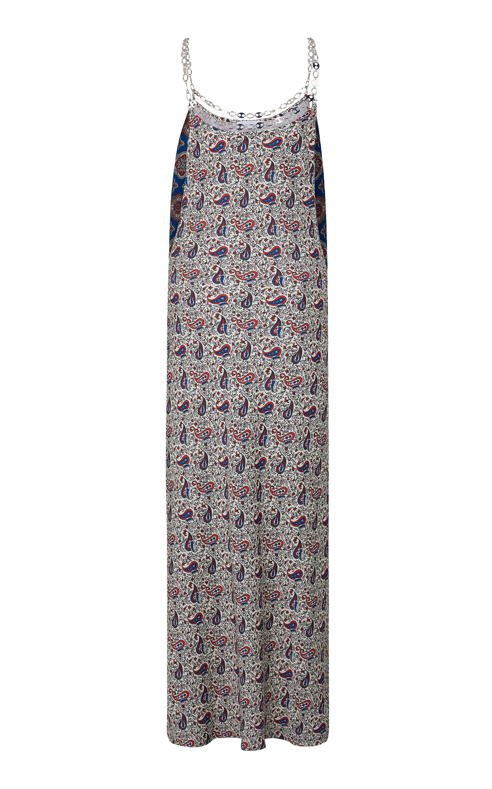 Scarf-Detailed Crepe Maxi Dress multi - 3