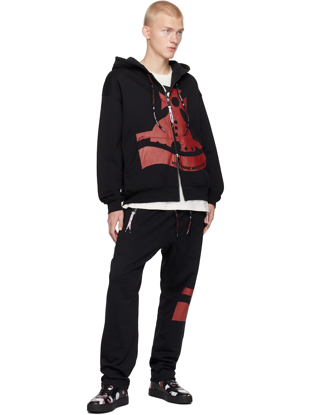 Vivienne Westwood SUNKEN ORB ZIP HOODIE | REVERSIBLE