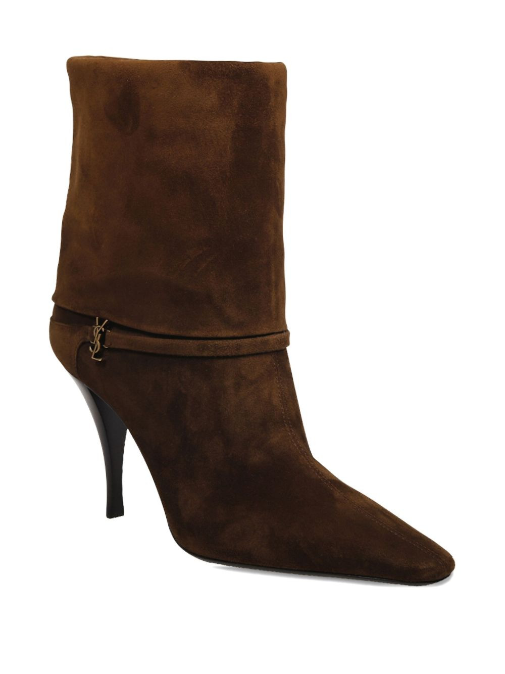 85mm logo-plaque heeled boots - 2