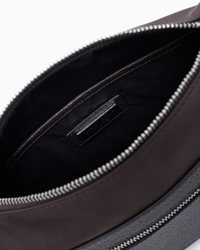 ASV CROSSBODY BAG IN NYLON AND PEBBLED LEATHER 4