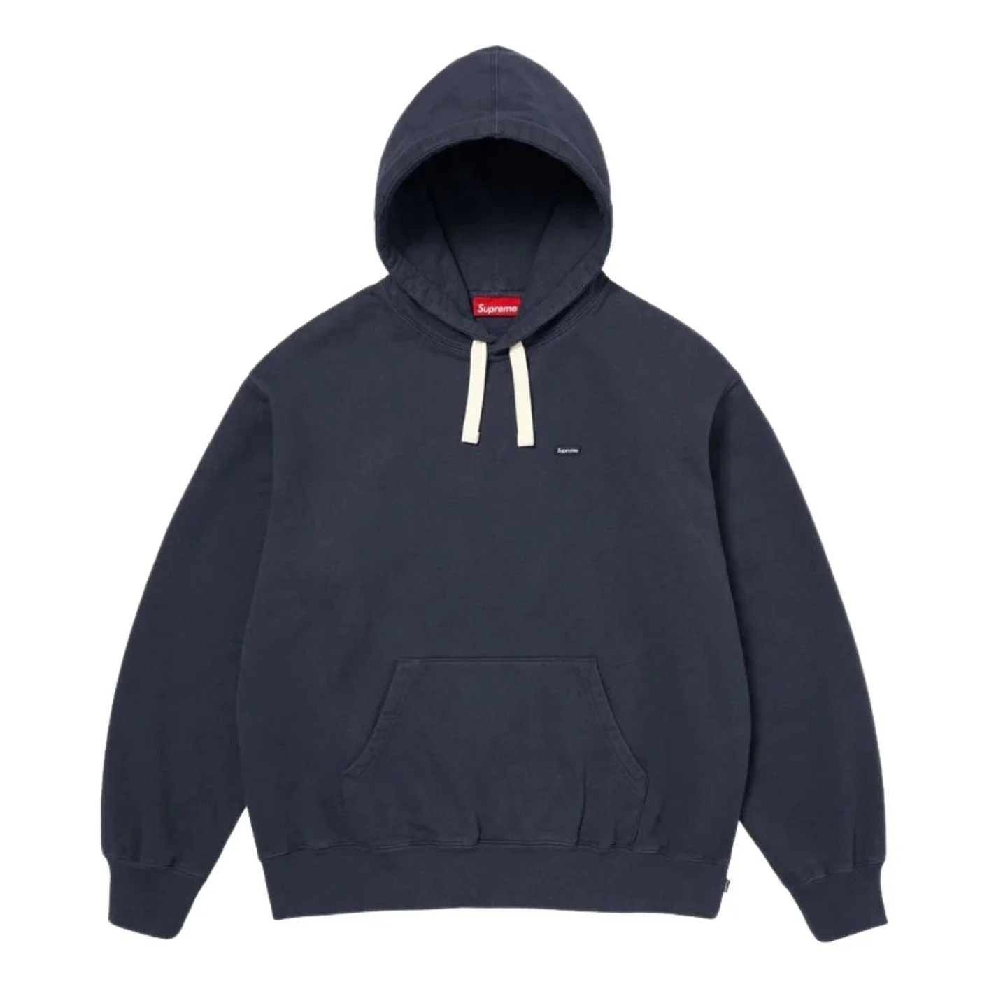 Supreme SS26 Small Box Drawcord Hooded Sweatshirt 'Navy' SUP-SS26-021-NVY - 1