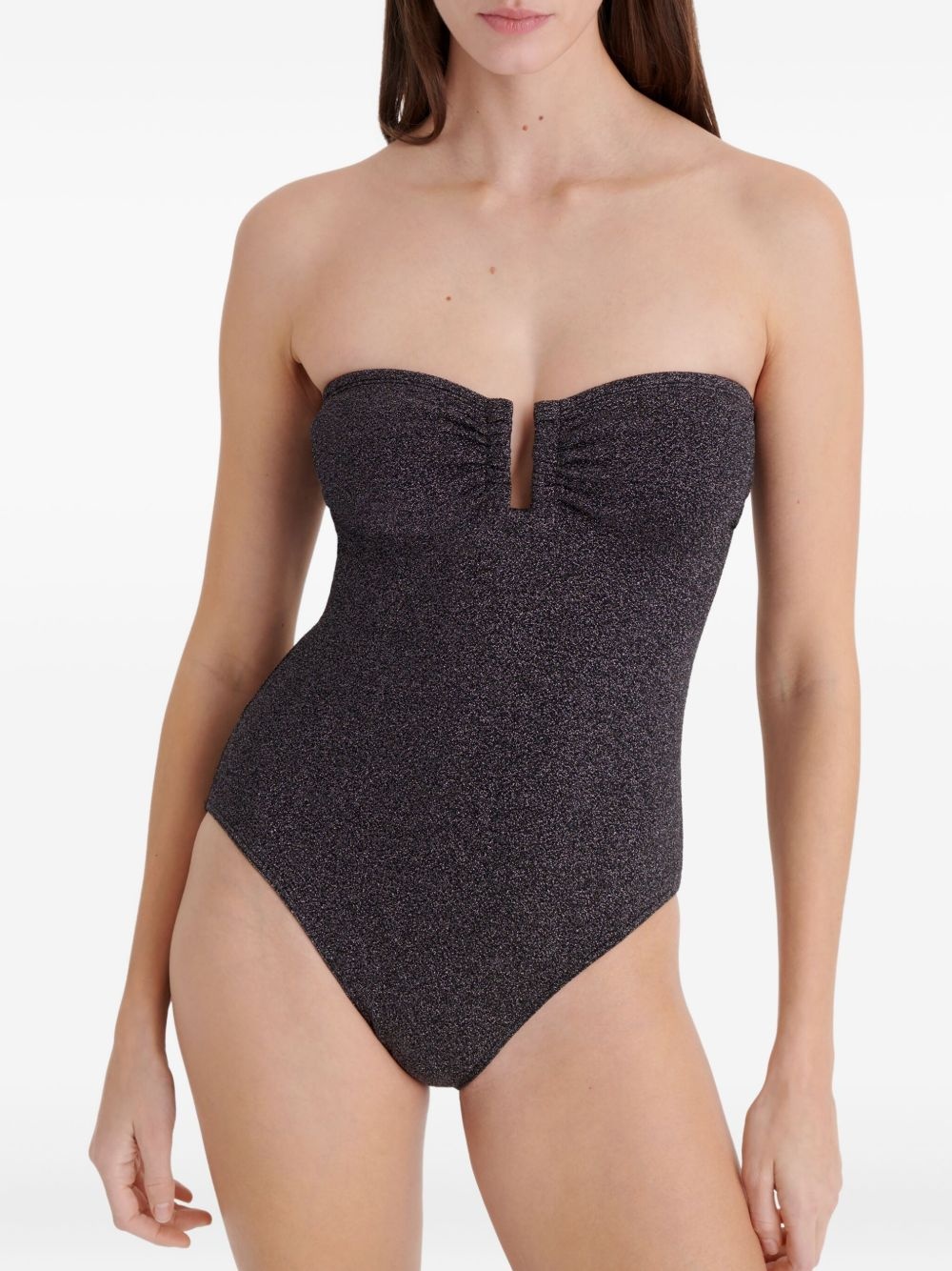 Scintillant strapless swimsuit - 4