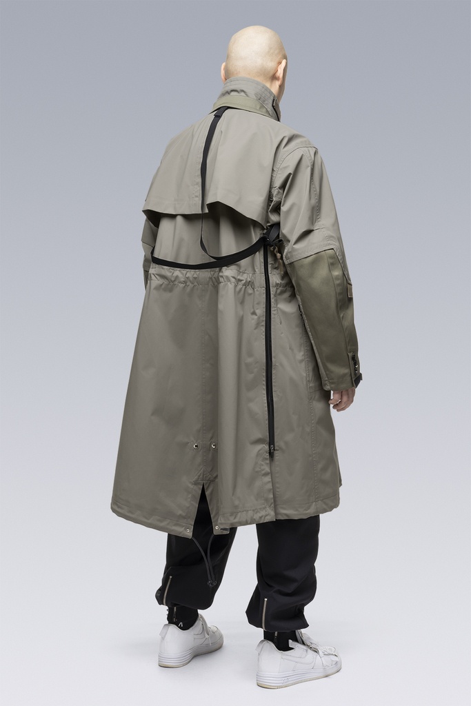 SAC-J2760 sacai / ACRONYM Trench Coat Alpha Green