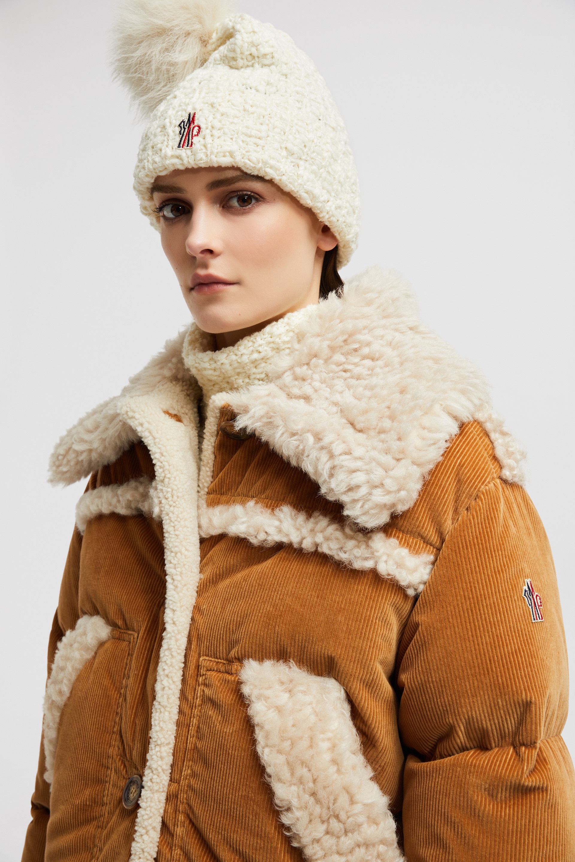 Caleu Corduroy Short Down Jacket - 4