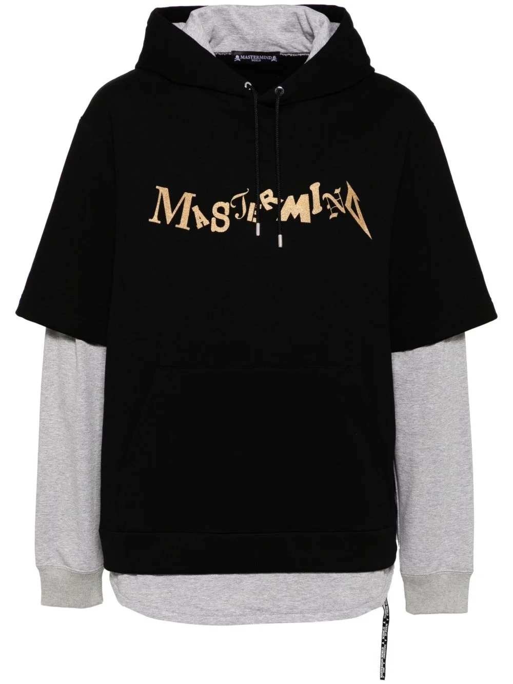 logo-print hoodie - 1