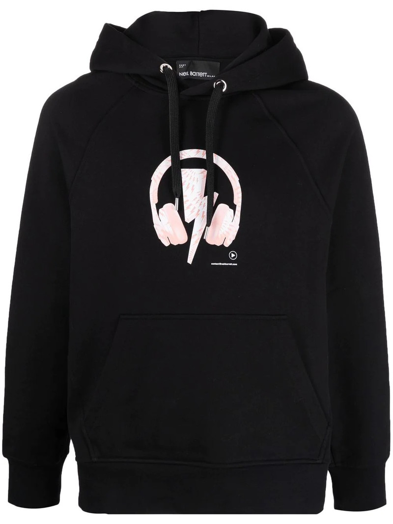 D.J. Bolt printed hoodie 1
