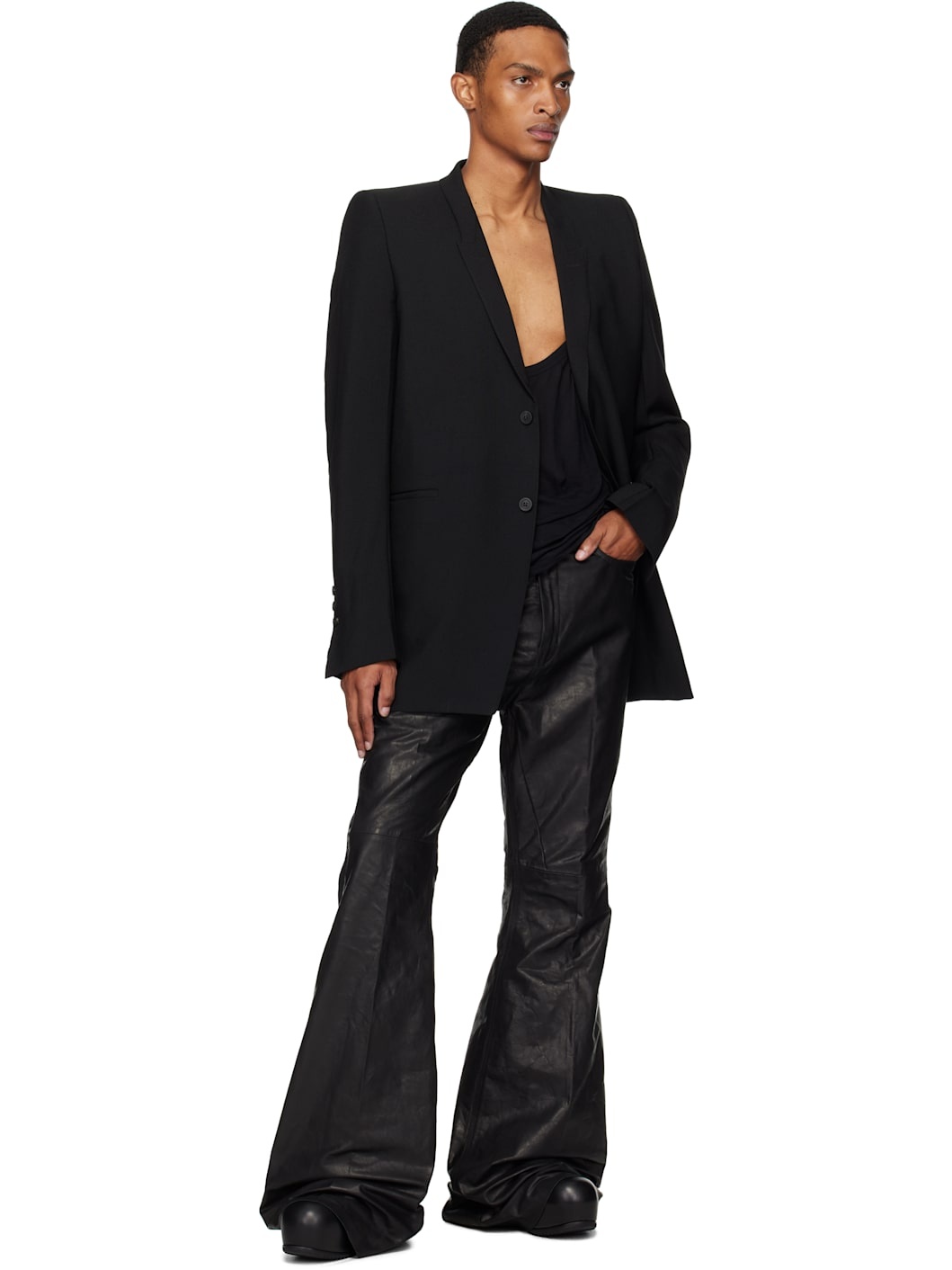 Black Concordians Dirt Tailored LS Blazer - 4
