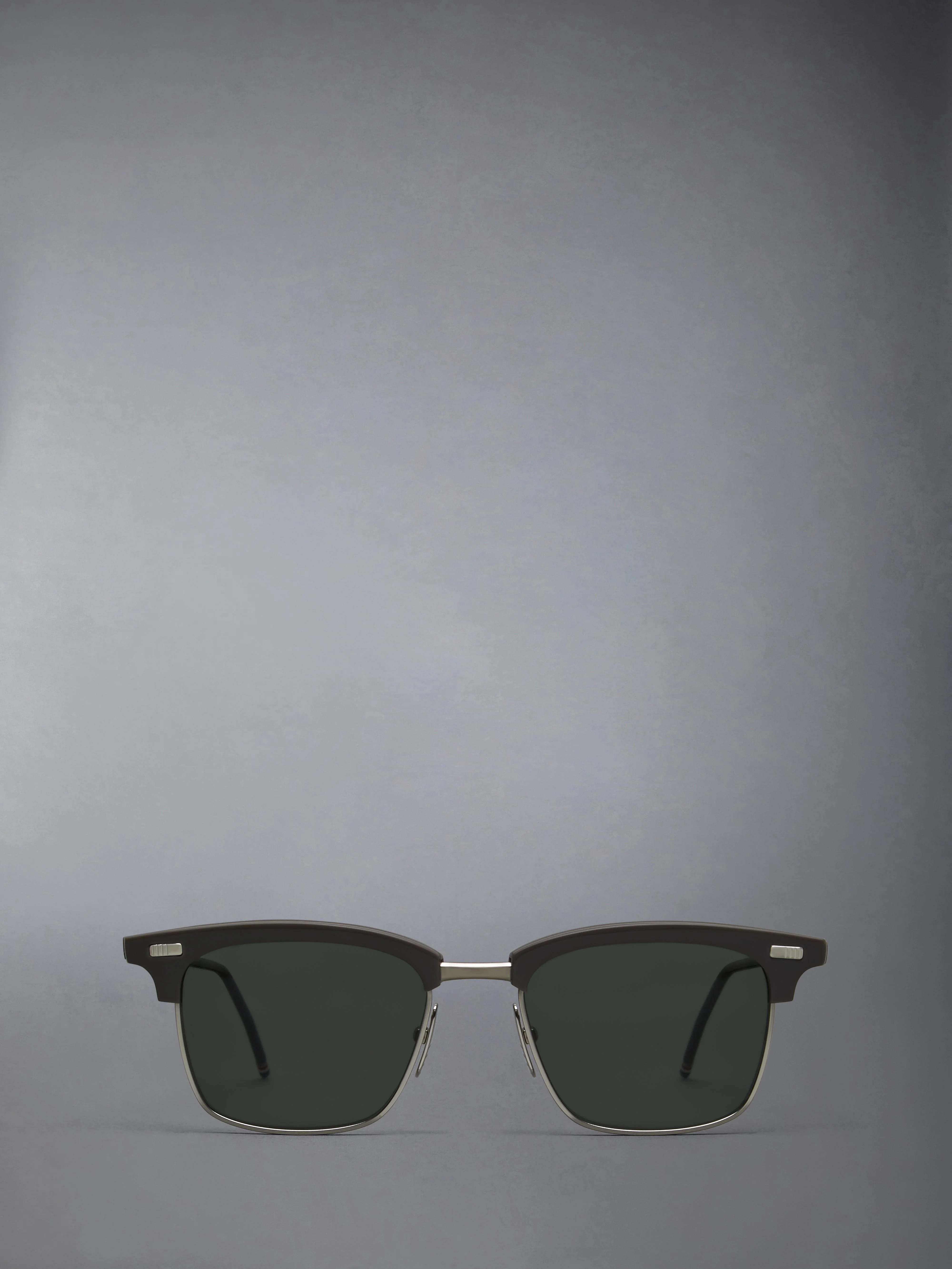 ACETATE AND TITANIUM RECTANGULAR SUNGLASSES - 1