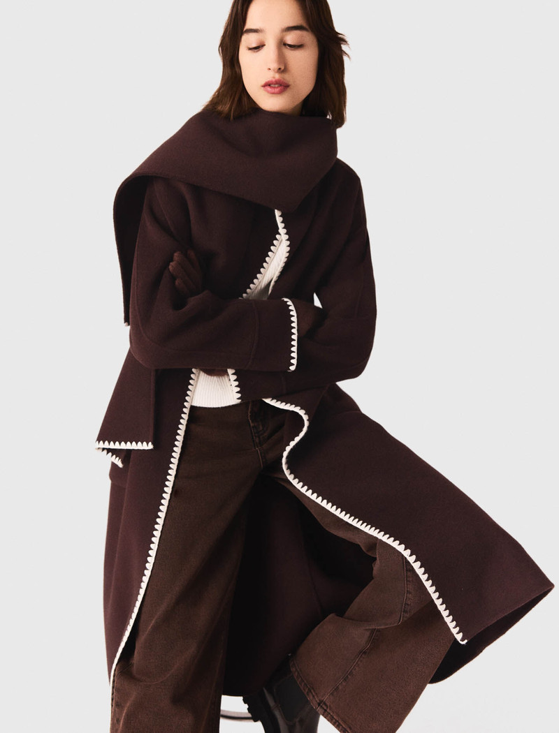 Embroidered double-faced coat 7