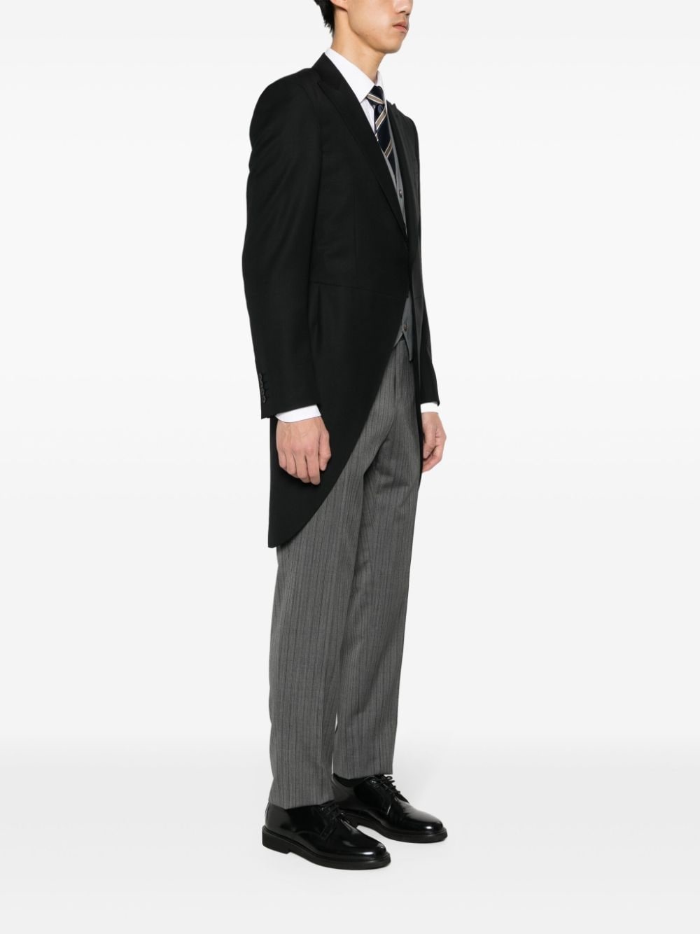 single-breasted wool suit - 3