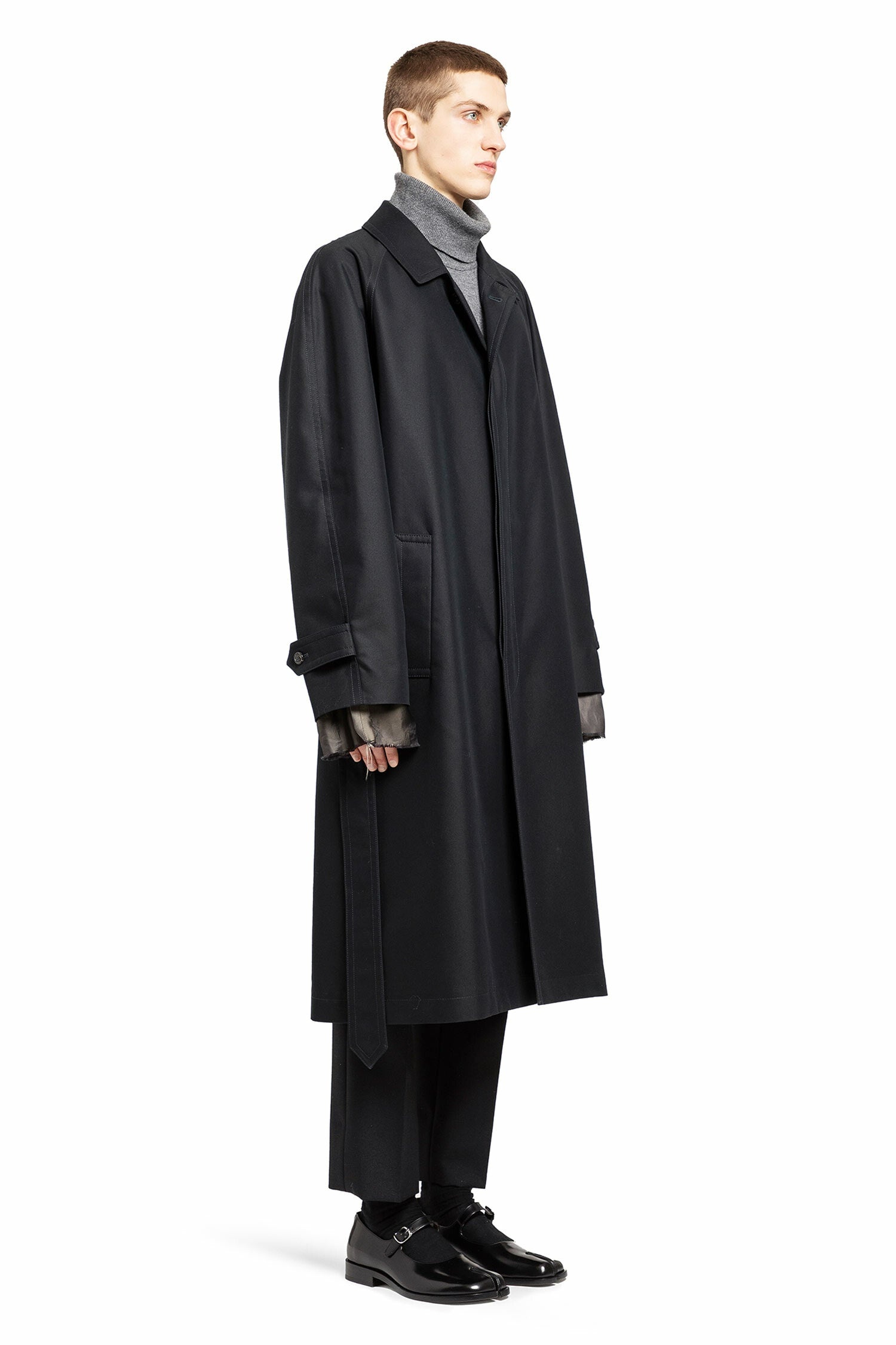 Cotton-Nylon-Trench-Coat - 2