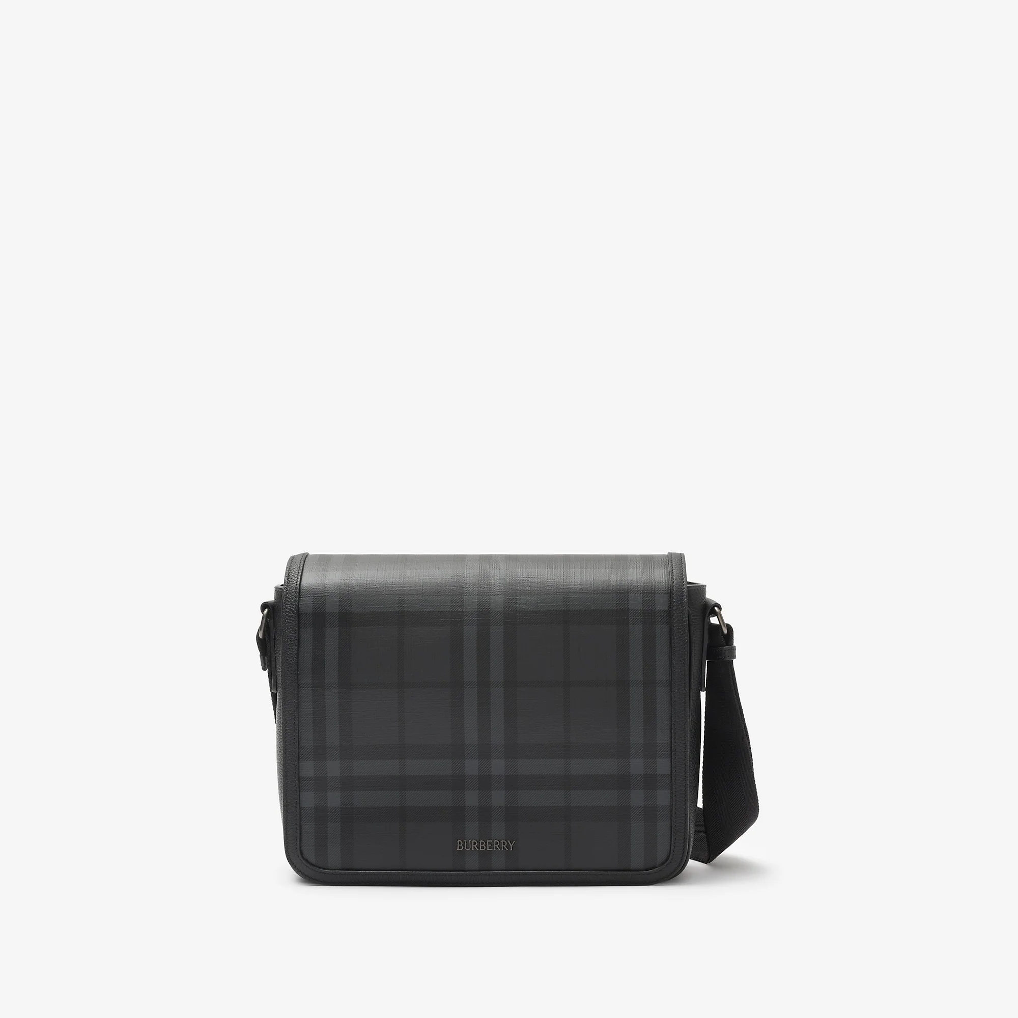 City Check Messenger Bag - 1