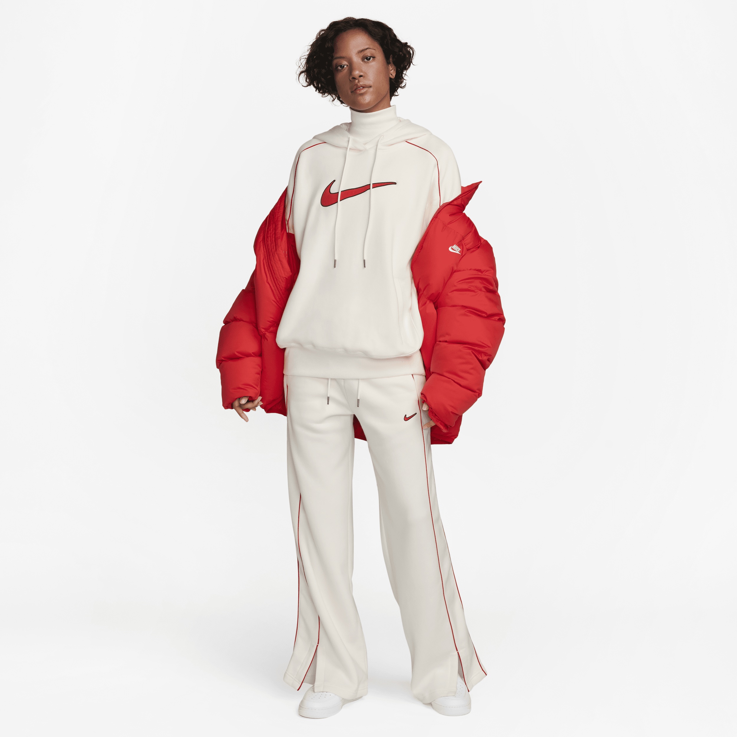 Women's Nike Sportswear Oversized Fleece Pullover Hoodie - 10