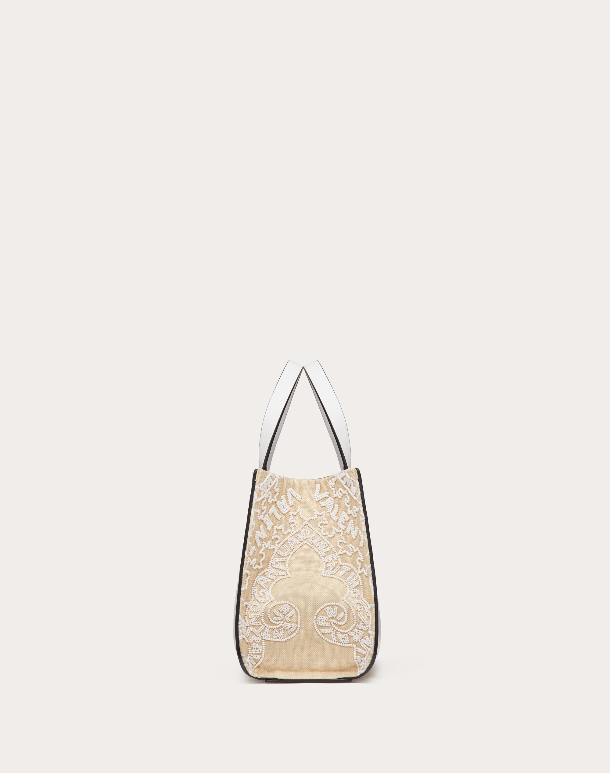 SMALL VLOGO SIGNATURE EMBROIDERED HANDBAG - 5