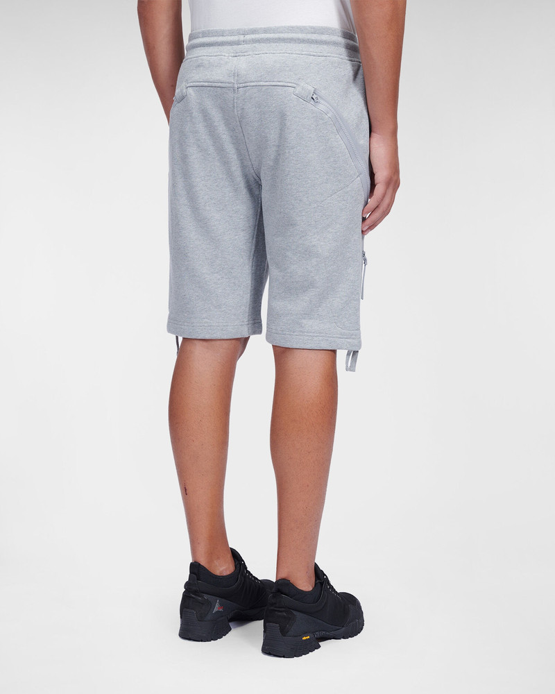 Diagonal Raised Fleece Shorts 4