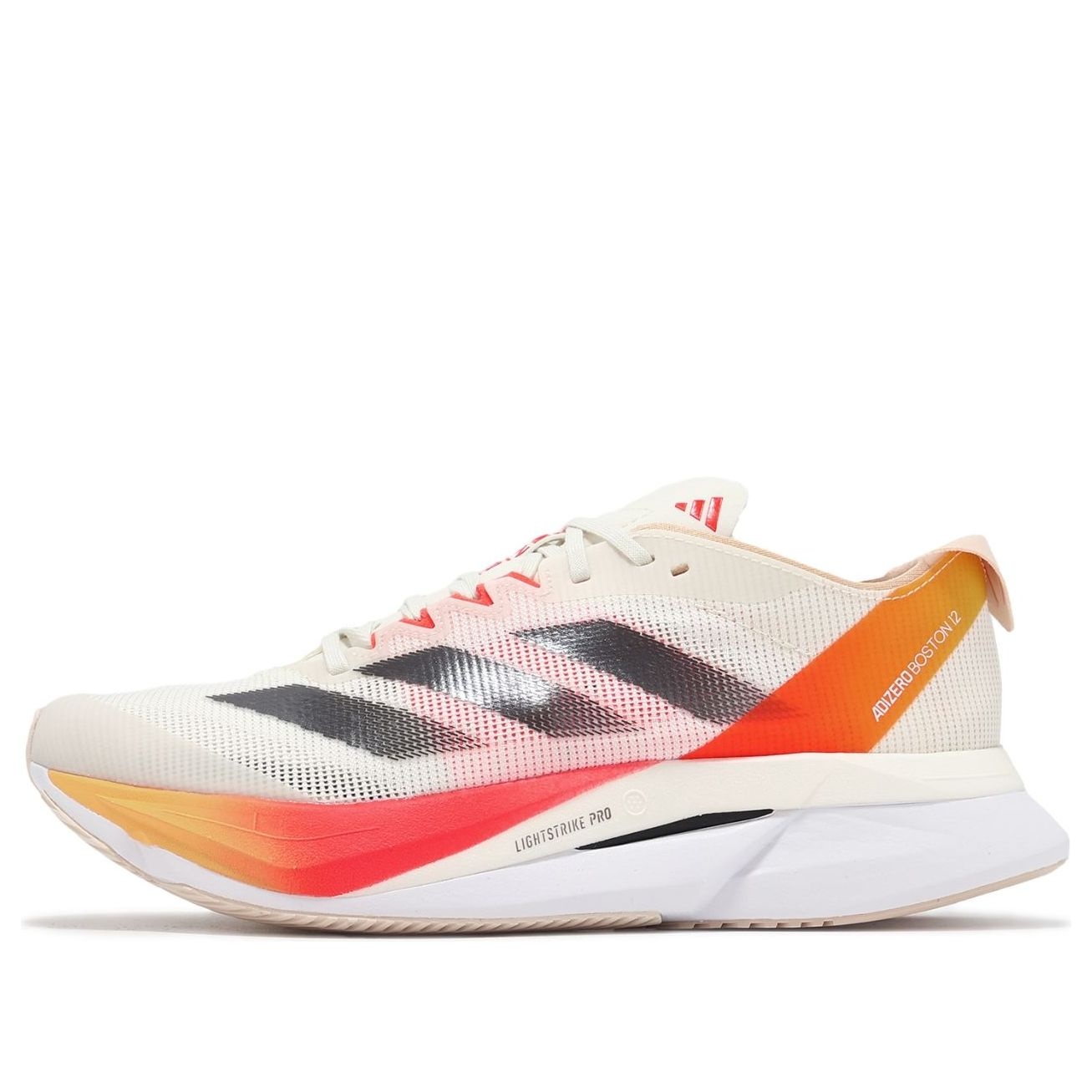 (WMNS) adidas Adizero Boston 12 'Ivory Solar Red' IG3325 - 1