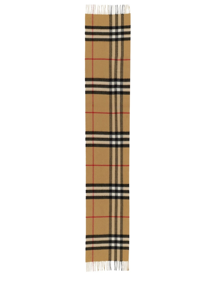 CASHMERE CHECK SCARF - 1