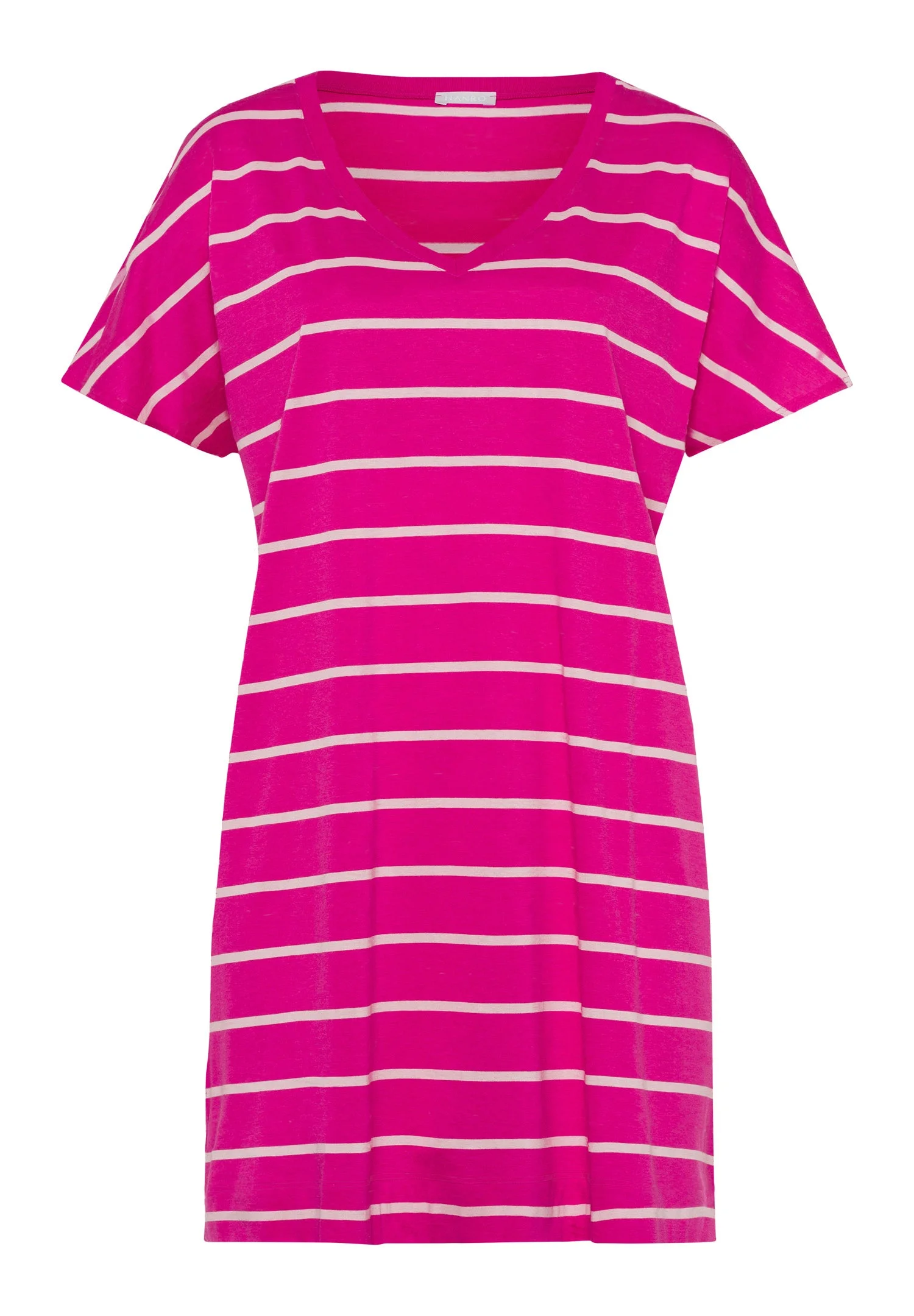 Laura Cotton Blend V-Neck Bigshirt - 1