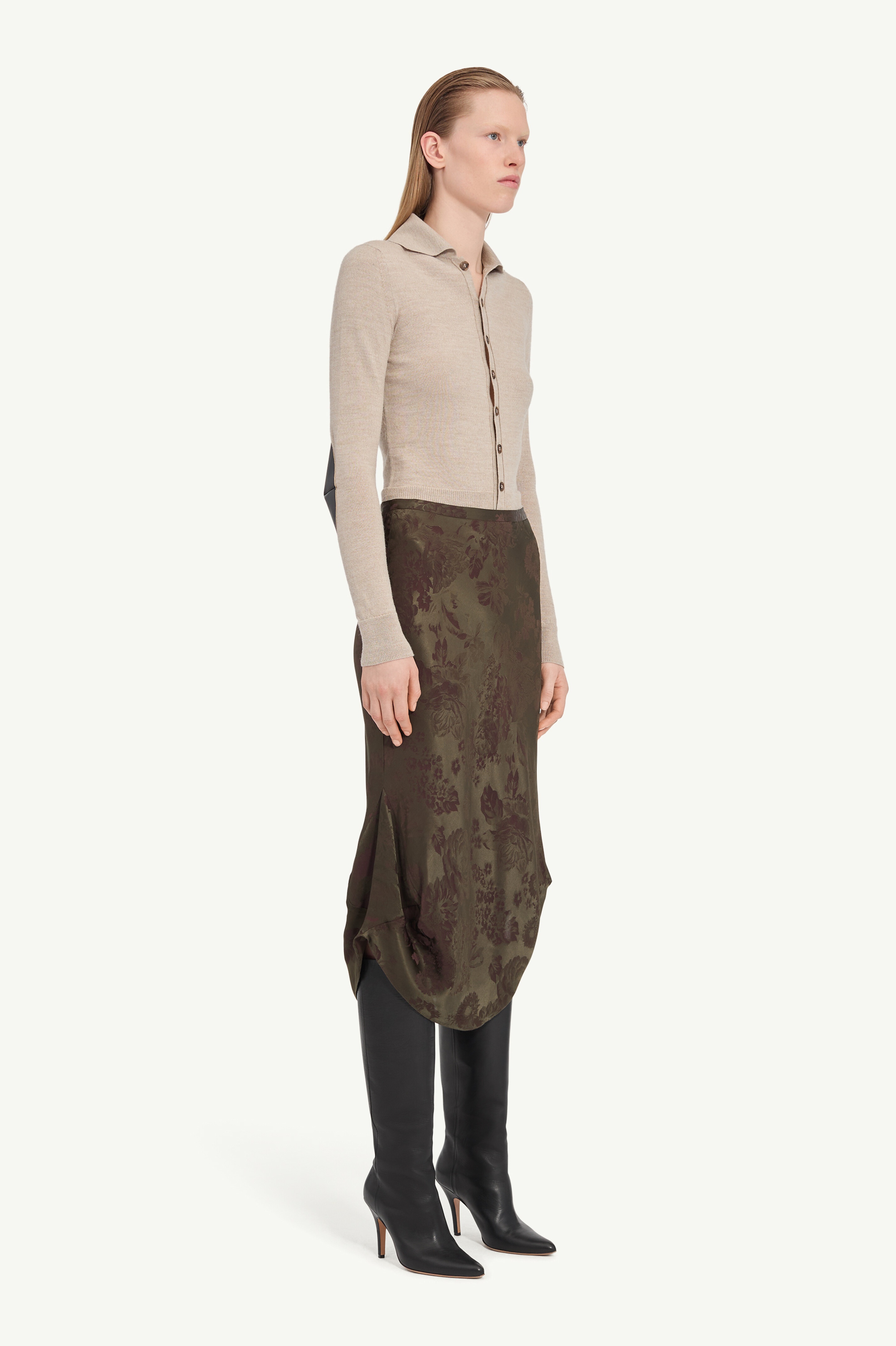 Floral midi skirt - 3