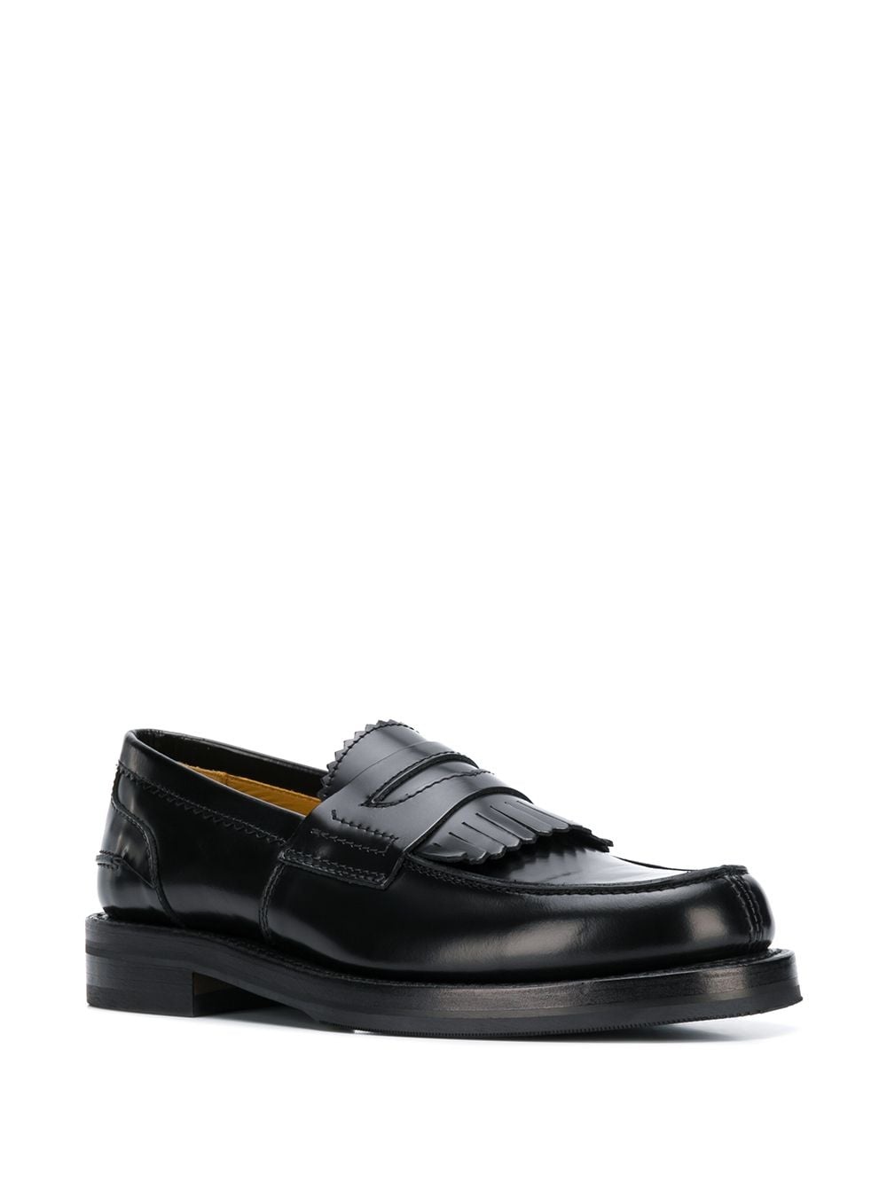 fringed slip-on loafers - 2