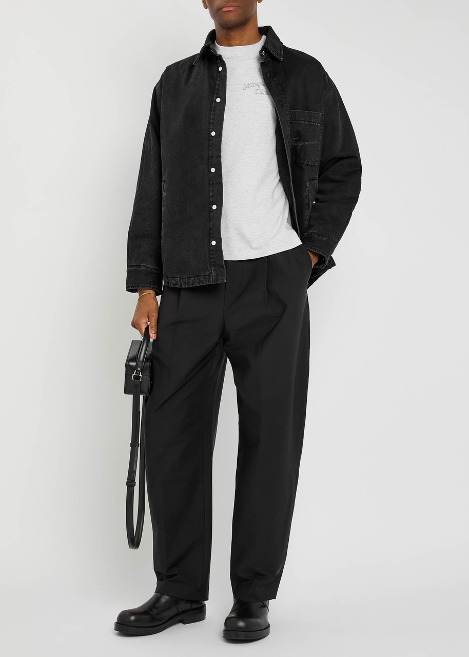 Jacquemus Le T-shirt Club Logo Cotton T-shirt - 4