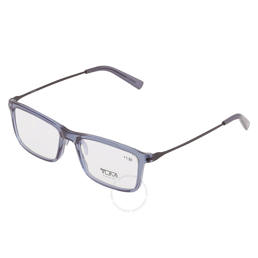 Tumi - Tumi Reading Rectangular Men's Eyeglasses VTU800 NAV 53 150 - 3