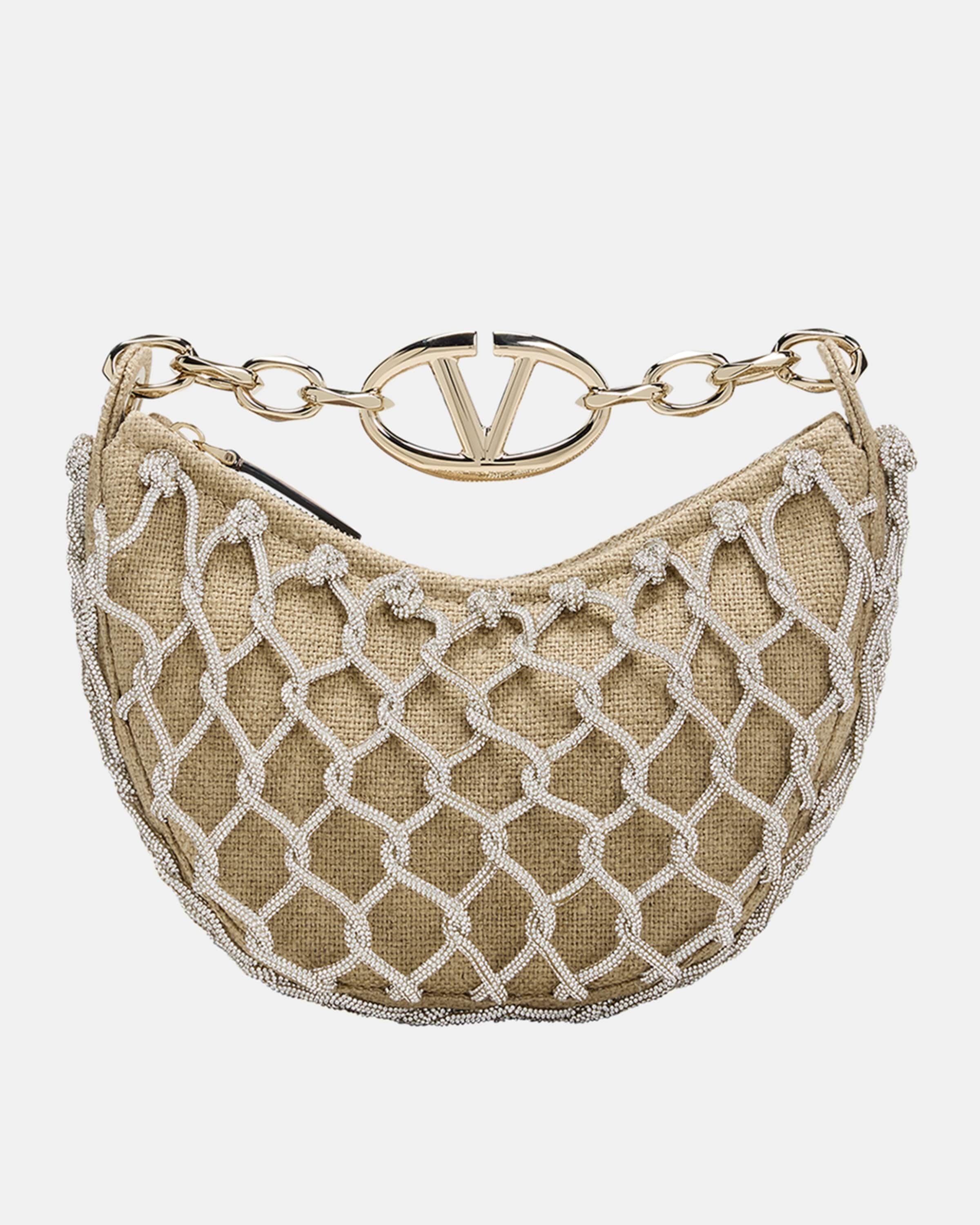 VLOGO Mini Netted Moon Hobo Bag - 1